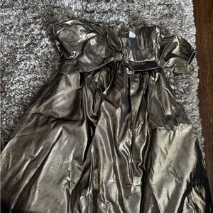 GAP Shiny Gold Toddler Dress